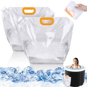 Super Large Ice Bath Bags Cold Bathtub Water Bag 10L Ice Bath Accessories Cold Plunge Accessories Portable Ice Bath Bag,Amazon Is Banned (Option: 2pack)